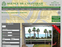 Tablet Screenshot of immobilier-oliveraie.com